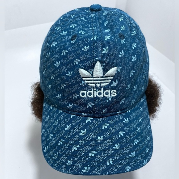 ADIDAS Logo Baseball Hat Adjustable Strap - Picture 1 of 15